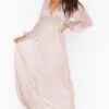 Show Me Your Mumu Rosaline Maxi Dress ~ Magic Mauve Glimmer -Show Me Your Mumu BR0 0353 RS58 01