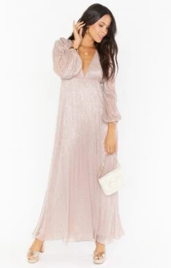 Show Me Your Mumu Rosaline Maxi Dress ~ Magic Mauve Glimmer -Show Me Your Mumu BR0 0353 RS58 04