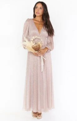 Show Me Your Mumu Rosaline Maxi Dress ~ Magic Mauve Glimmer -Show Me Your Mumu BR0 0353 RS58 05
