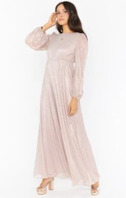 Show Me Your Mumu Rosaline Maxi Dress ~ Magic Mauve Glimmer -Show Me Your Mumu BR0 0353 RS58 06