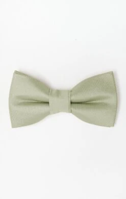 Show Me Your Mumu Range Kids Bow Tie ~ Moss Green Solid