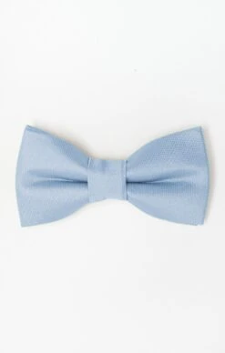 Show Me Your Mumu Range Kids Bow Tie ~ Steel Blue Solid