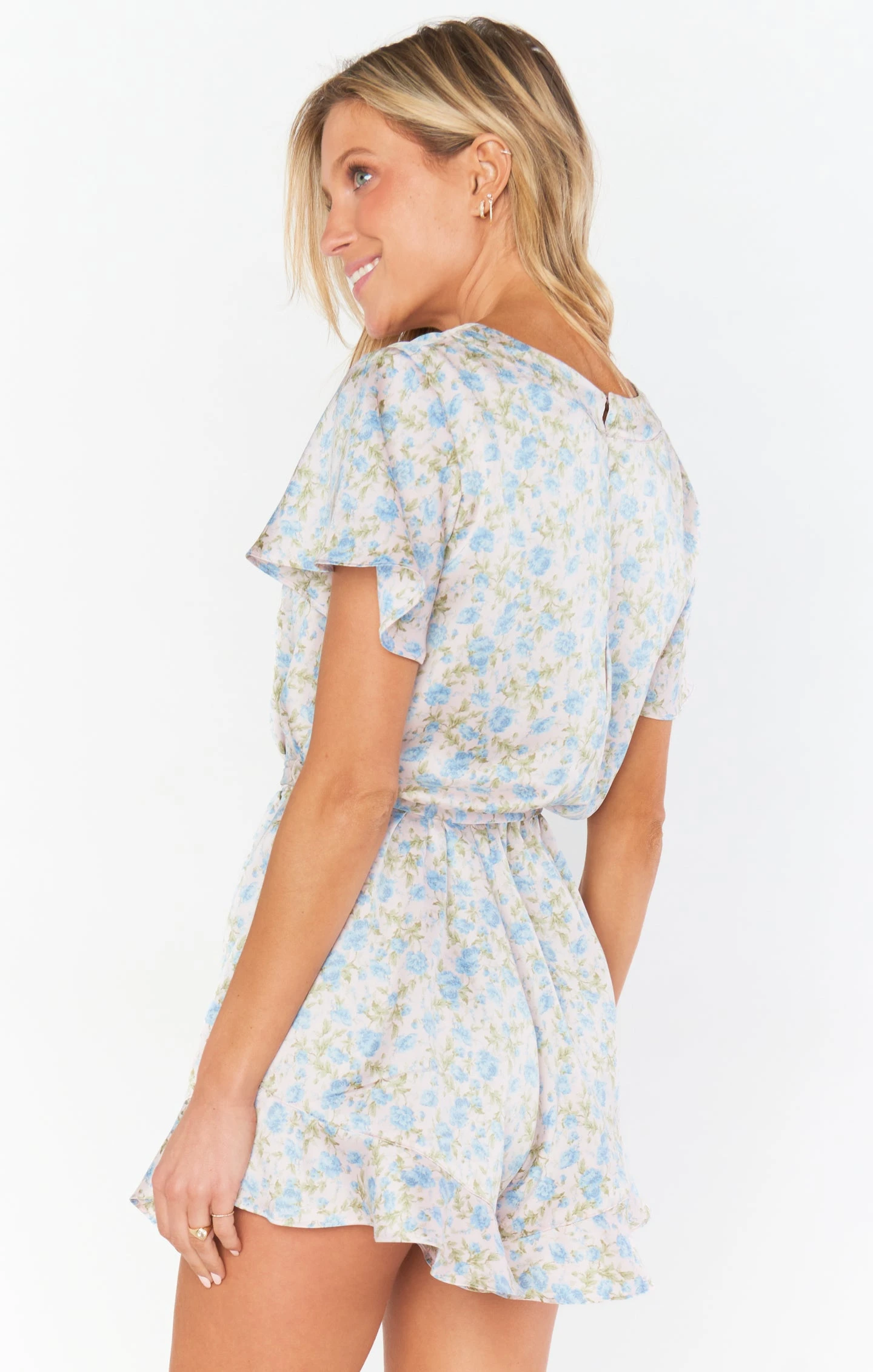 Show Me Your Mumu Say I Do Romper ~ Charming Rose Luxe Satin 6 Show Me Your Mumu Say I Do Romper ~ Charming Rose Luxe Satin - Image 4