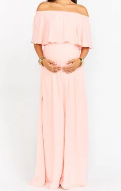 Show Me Your Mumu Hacienda Maxi Dress ~ Frosty Pink Crisp -Show Me Your Mumu BS9 0201S FP46 006 552607f5 c987 4fa4 9152 8eabe7d7373f