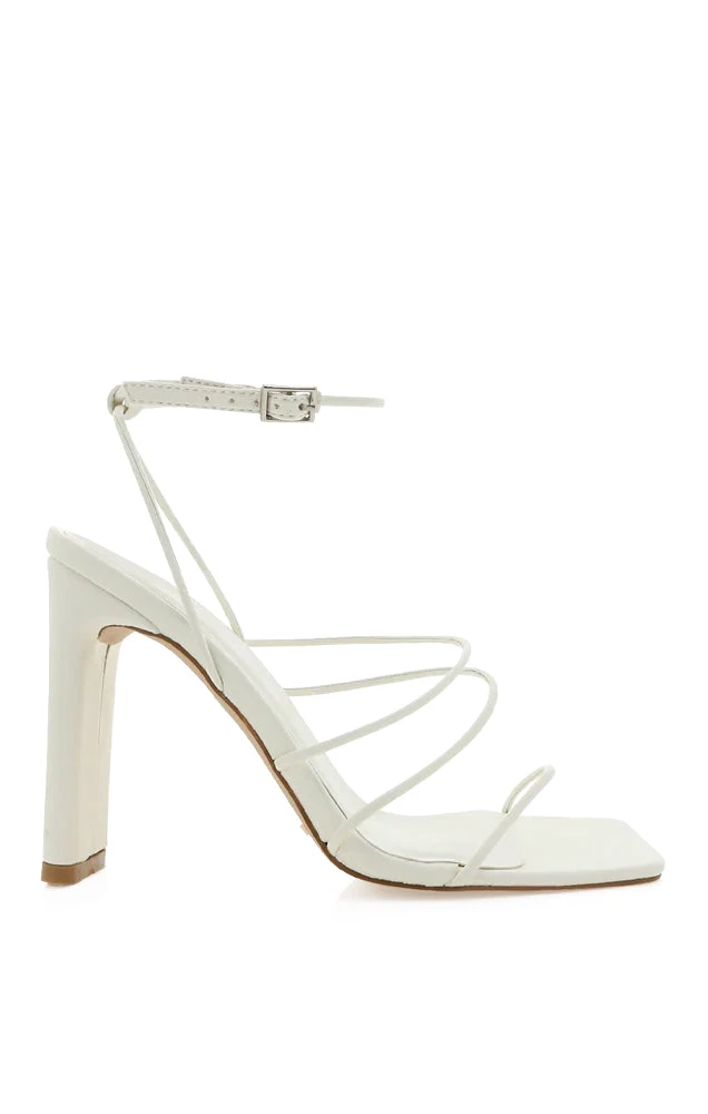Show Me Your Mumu Billini Caitlin Block Heel ~ White 5 Show Me Your Mumu Billini Caitlin Block Heel ~ White - Image 3