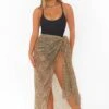 Show Me Your Mumu Universal Sarong ~ Glitter Python -Show Me Your Mumu CFSCM2 84 ZS11 05