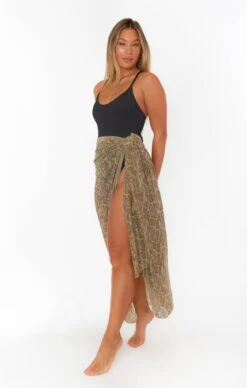 Show Me Your Mumu Universal Sarong ~ Glitter Python -Show Me Your Mumu CFSCM2 84 ZS11 06