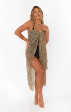 Show Me Your Mumu Universal Sarong ~ Glitter Python -Show Me Your Mumu CFSCM2 84 ZS11 11