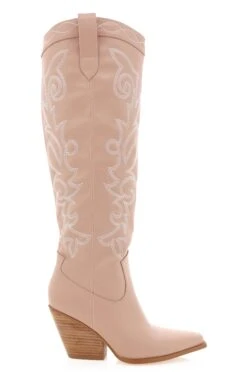 Show Me Your Mumu Billini Charley Western Boot ~ Rose -Show Me Your Mumu CHARLEY ROSECLAY NATURAL 1copy