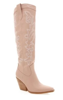 Show Me Your Mumu Billini Charley Western Boot ~ Rose -Show Me Your Mumu CHARLEY ROSECLAY NATURAL 3copy