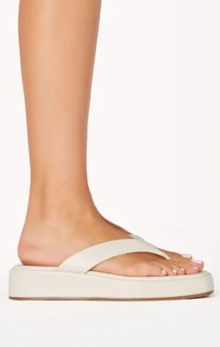 Show Me Your Mumu Billini Chrissa Platform Sandal ~ Ivory -Show Me Your Mumu CHRISSA IVORY3