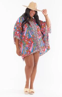 Show Me Your Mumu Peta Tunic ~ Positano Paisley -Show Me Your Mumu CM2 112X ZR54 01