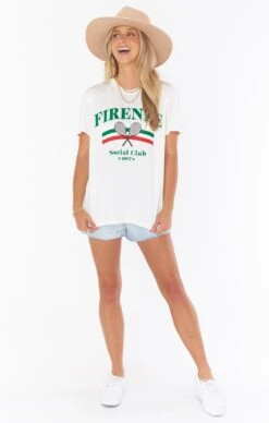 Show Me Your Mumu Italy Tee ~ Firenze Social Club Graphic -Show Me Your Mumu CM2 4035 FR87 01