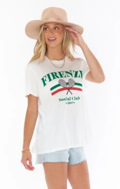 Show Me Your Mumu Italy Tee ~ Firenze Social Club Graphic -Show Me Your Mumu CM2 4035 FR87 04