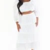 Show Me Your Mumu Full Swing Skirt ~ White Crinkle -Show Me Your Mumu CM2 4659X WH66 02 be8cade7 2012 4797 87cf a4403e29e2f1