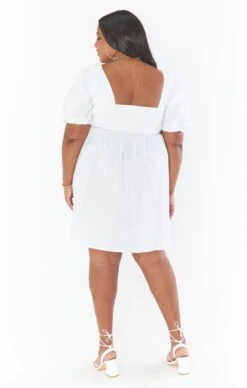 Show Me Your Mumu Amore Dress ~ White Poplin -Show Me Your Mumu CM2 4911X XW05 03 929d358f d628 4f59 ae21 736ed400c070