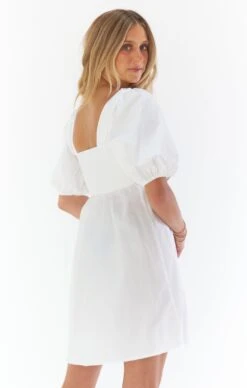 Show Me Your Mumu Amore Dress ~ White Poplin -Show Me Your Mumu CM2 4911 XW05 04