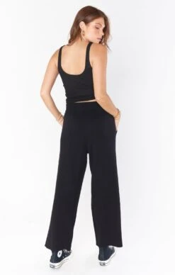 Show Me Your Mumu Samson Lounge Pants ~ Black Knit -Show Me Your Mumu CMR2 4749 BK03 03
