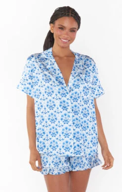 Show Me Your Mumu Daydreaming PJ Set ~ Blue Teagan Floral -Show Me Your Mumu CMS3 5667 BT59 05 71bf2807 2004 43a3 8d32 31ad9866461f