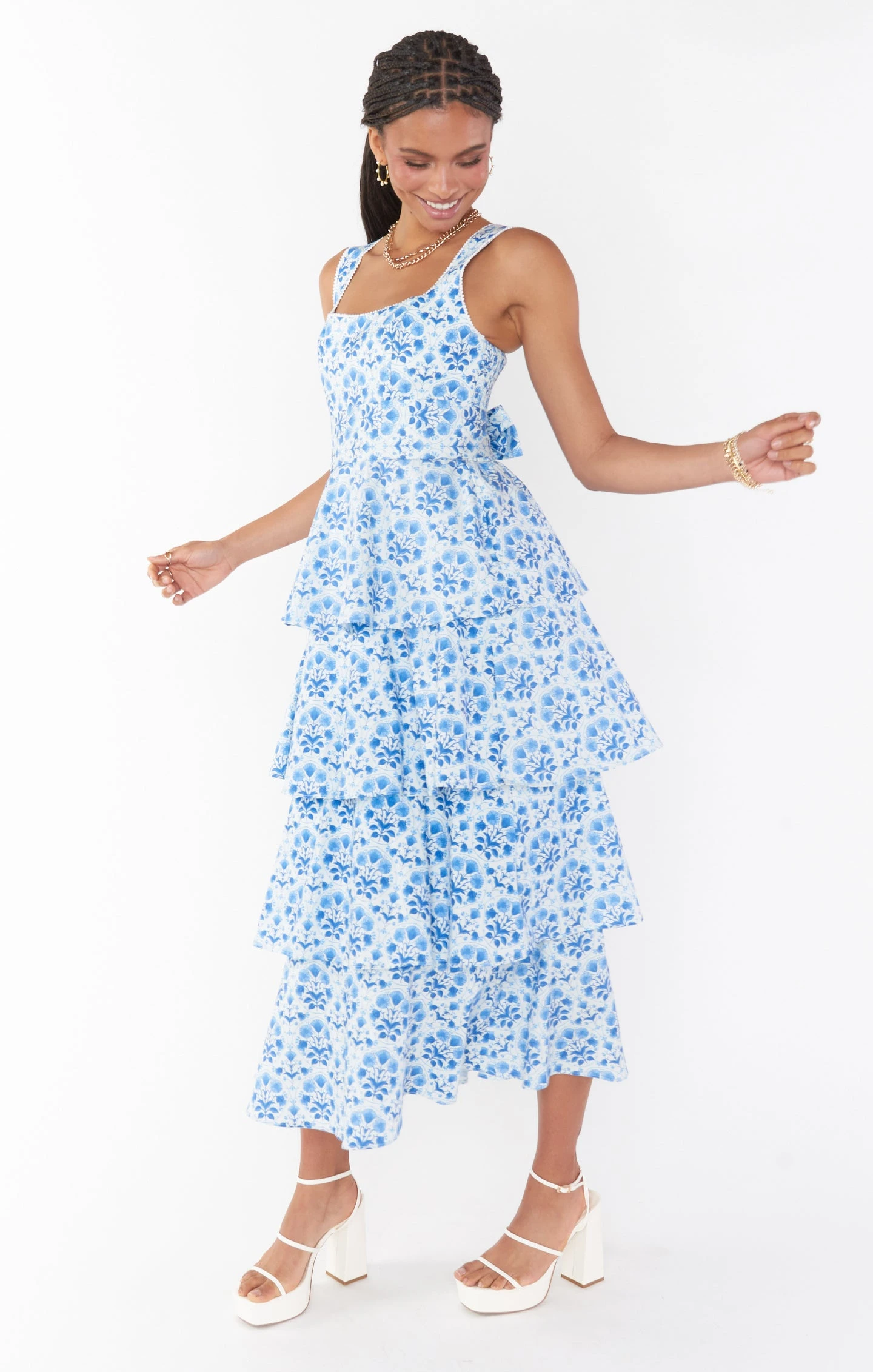 Show Me Your Mumu Meg Midi Dress ~ Teagan Floral 16 Show Me Your Mumu Meg Midi Dress ~ Teagan Floral - Image 14