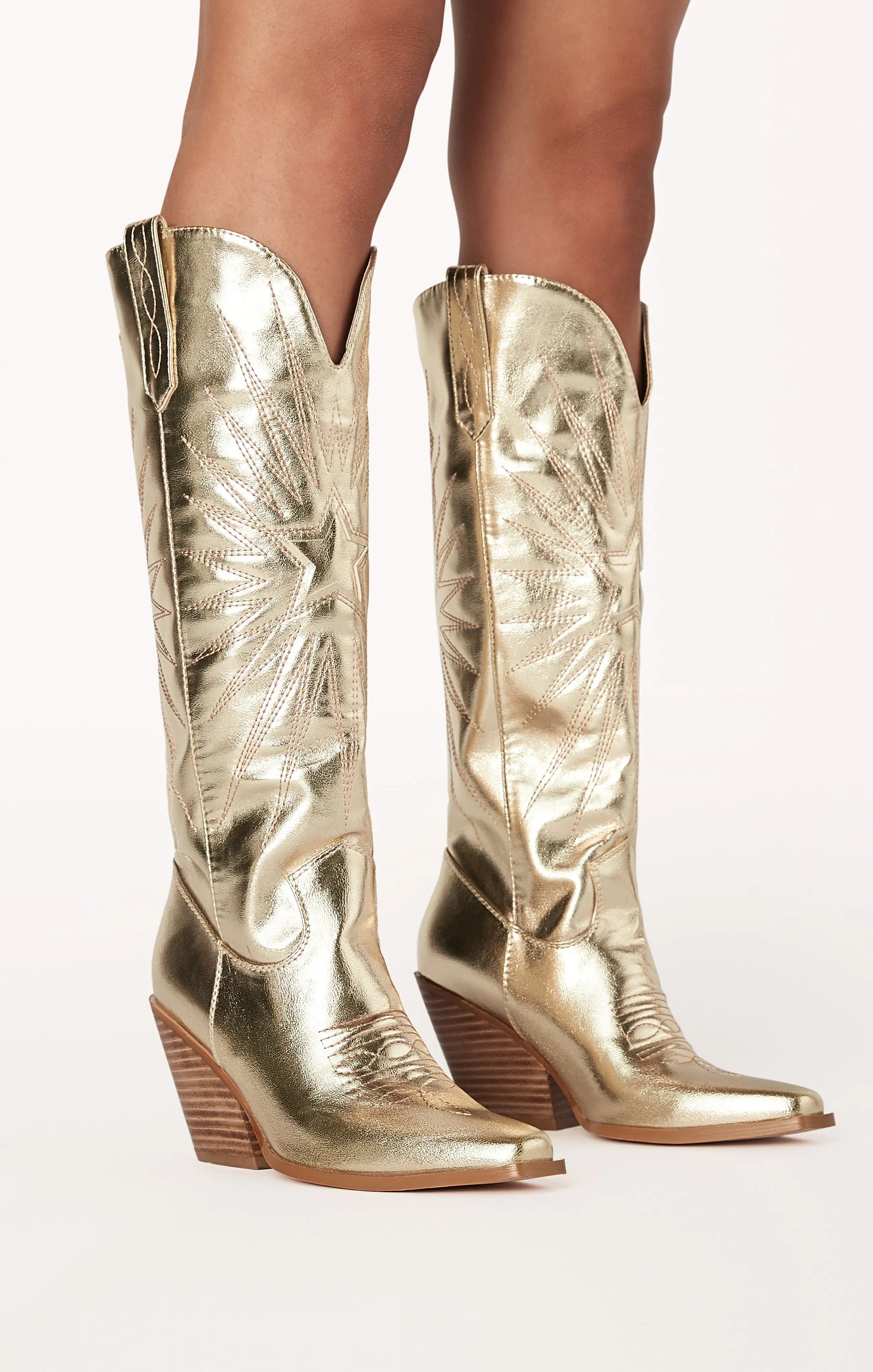 Show Me Your Mumu Billini Constance Western Boot ~ Gold 3 Show Me Your Mumu Billini Constance Western Boot ~ Gold