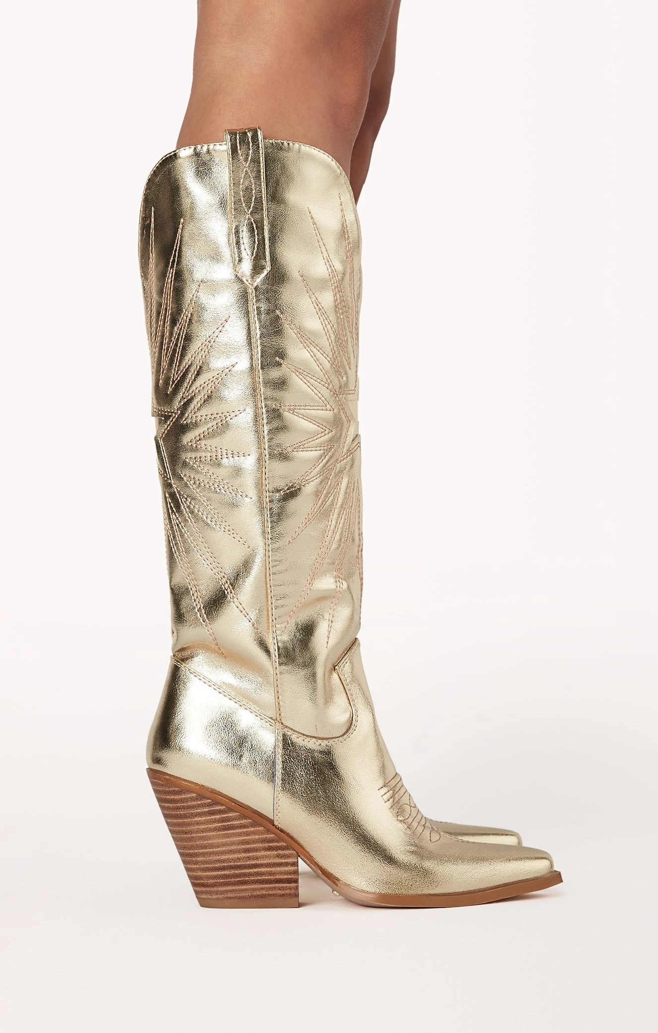 Show Me Your Mumu Billini Constance Western Boot ~ Gold 4 Show Me Your Mumu Billini Constance Western Boot ~ Gold - Image 2