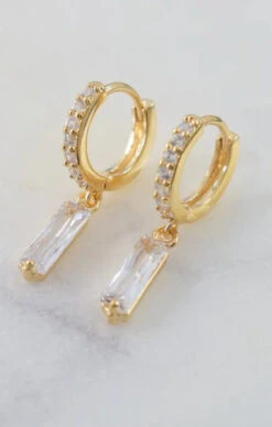 Show Me Your Mumu ALV Jewels Charlotte Huggie Earrings ~ Gold