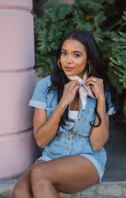 Show Me Your Mumu Rosa Scarf ~ Pinck Blossom -Show Me Your Mumu DSC02933