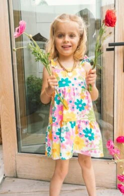 Show Me Your Mumu Dodd Ruffle Dress ~ Petal Pop