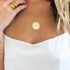 Show Me Your Mumu Gorjana Mosaic Coin Necklace ~ 18K Gold Plated -Show Me Your Mumu DSC 2278