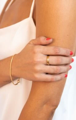 Show Me Your Mumu Gorjana G Ring Set ~ 18K Gold Plated