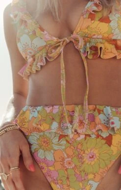 Show Me Your Mumu Carolina Ruffle Top ~ Groovy Blooms -Show Me Your Mumu DSC 3864