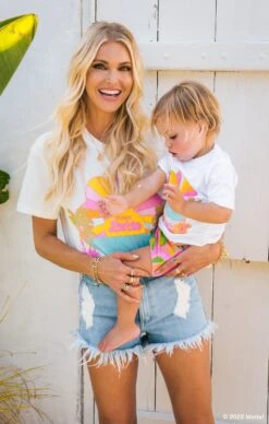 Show Me Your Mumu Little Point Dune Tee ~ Malibu Barbie™ Graphic -Show Me Your Mumu DSC 4423