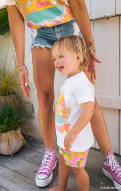 Show Me Your Mumu Little Point Dune Tee ~ Malibu Barbie™ Graphic -Show Me Your Mumu DSC 4496