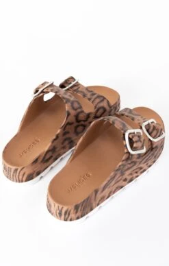 Show Me Your Mumu J Slides Simply Eva Pool Slide ~ Leopard