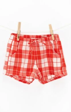 Show Me Your Mumu Lil Easy Shorts ~ Picnic Plaid -Show Me Your Mumu DSC 6542