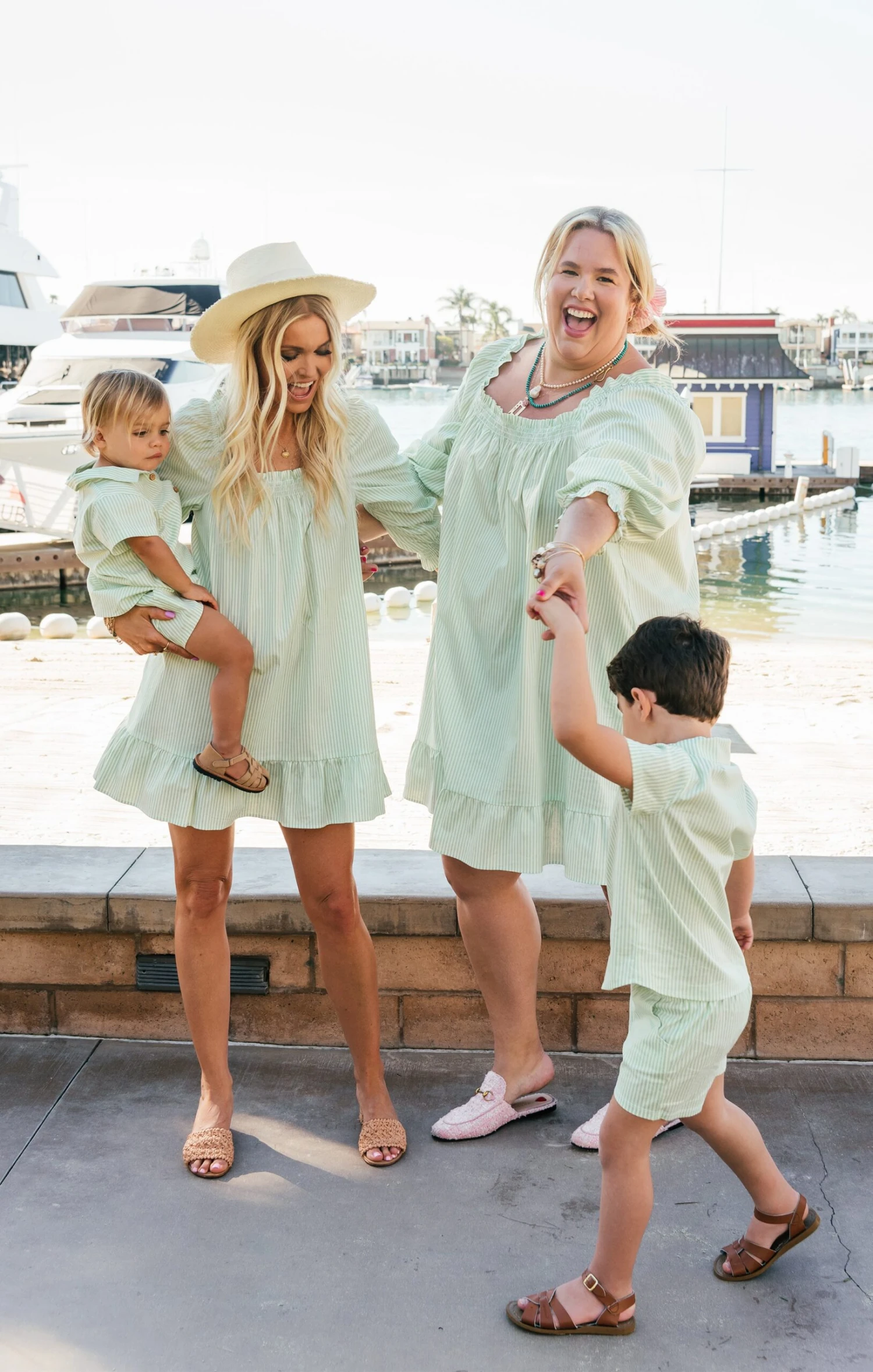 Show Me Your Mumu Lil Button Up Shirt ~ Green Spring Stripe 4 Show Me Your Mumu Lil Button Up Shirt ~ Green Spring Stripe - Image 2