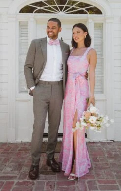 Show Me Your Mumu Josh Bow Tie ~ Blushing Floral -Show Me Your Mumu DSC 8365