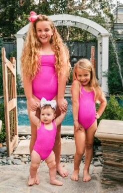 Show Me Your Mumu Coco One Piece ~ Hot Pink Scrunch
