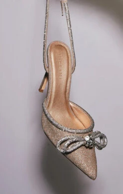 Show Me Your Mumu Billini Elope Heel ~ Gold Glitter