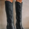 Show Me Your Mumu Billini Finley Cowboy Boot ~ Black -Show Me Your Mumu FINLEY BLACK
