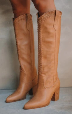 Show Me Your Mumu Billini Finley Cowboy Boot ~ Camel