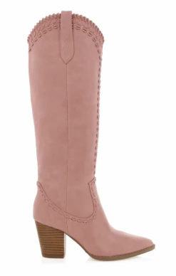 Show Me Your Mumu Billini Finley Cowboy Boot ~ Burnished Pink -Show Me Your Mumu FINLEY PINKBURNISHED 1