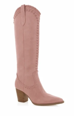 Show Me Your Mumu Billini Finley Cowboy Boot ~ Burnished Pink -Show Me Your Mumu FINLEY PINKBURNISHED 3