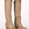 Show Me Your Mumu Billini Finley Cowboy Boot ~ Taupe