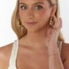 Show Me Your Mumu Vanessa Mooney The Luna Hoop Earrings ~ Gold -Show Me Your Mumu FJES8 011 24LG 03