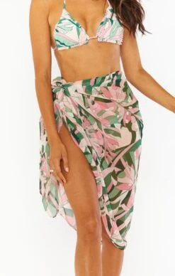 Show Me Your Mumu Kiran Sarong ~ Flamingo Palms -Show Me Your Mumu FSCM9 081 KW92 02