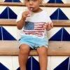 Show Me Your Mumu Mini Cooper Tee ~ American Flag Graphic