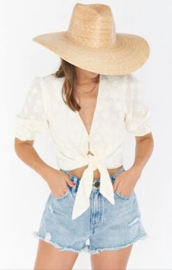 Show Me Your Mumu Lack Of Color Palma Wide Brim Hat ~ Natural -Show Me Your Mumu Finds Blake 6.166650