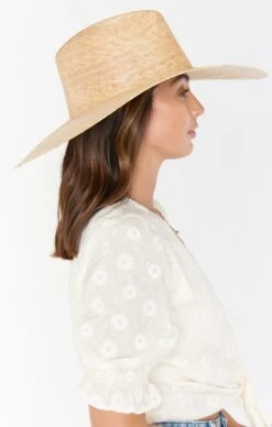 Show Me Your Mumu Lack Of Color Palma Wide Brim Hat ~ Natural -Show Me Your Mumu Finds Blake 6.166662